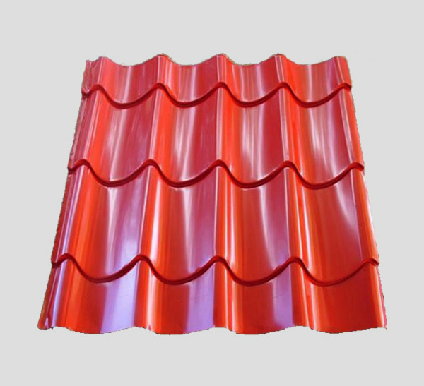 COLOR COATED CORRUGATED STEEL PLATE