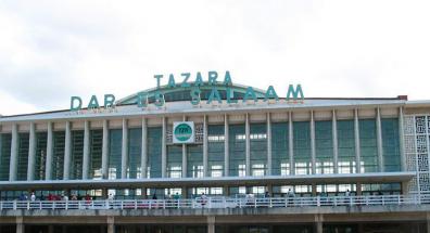 Estação de trem na Zâmbia-Tanzânia