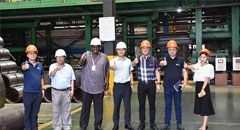 Somali Ambassador to China Awale Ali Khurane and his delegation visited Sino Building Materials Group